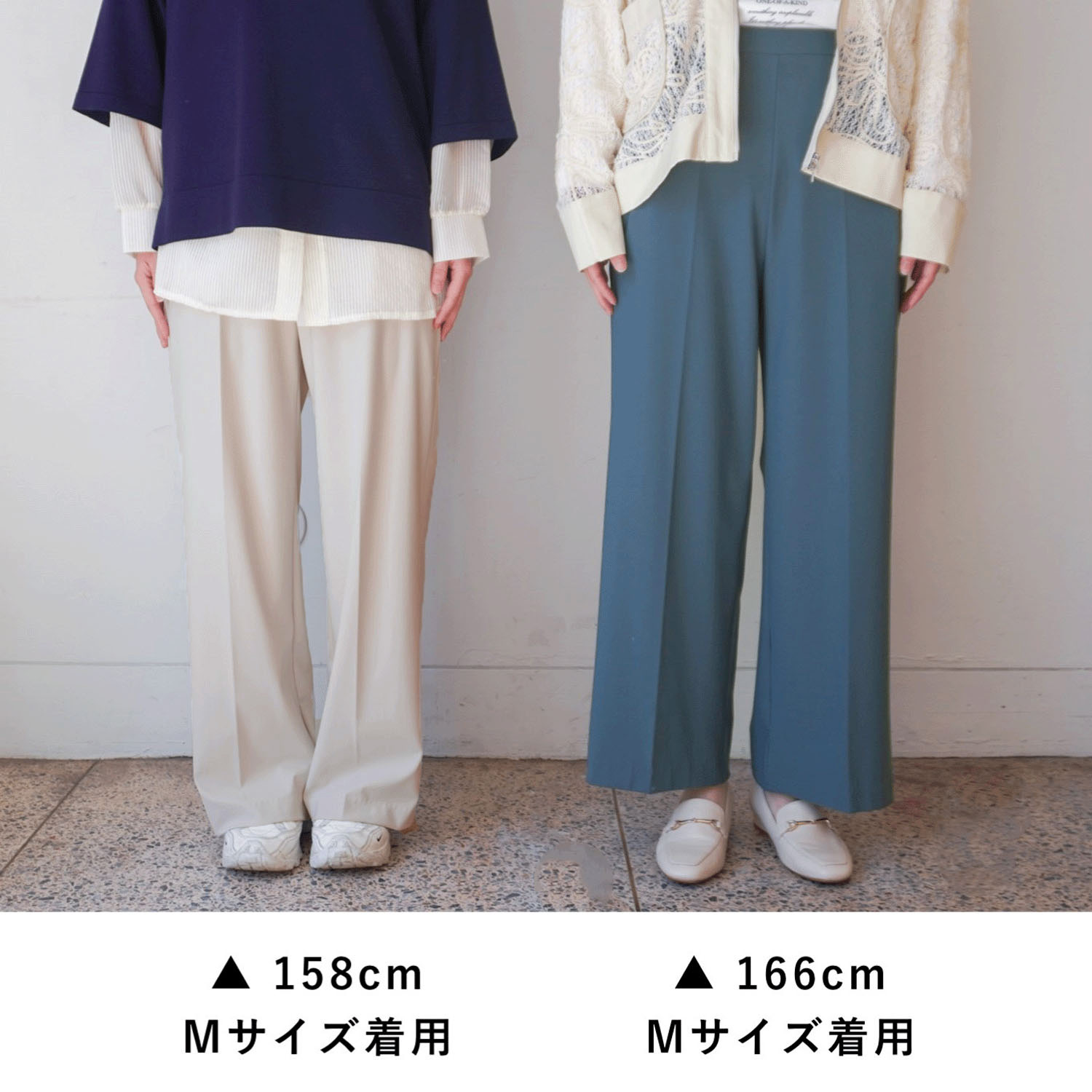 ピタッツ クールセンサー撥水ワイドパンツ - 画像2