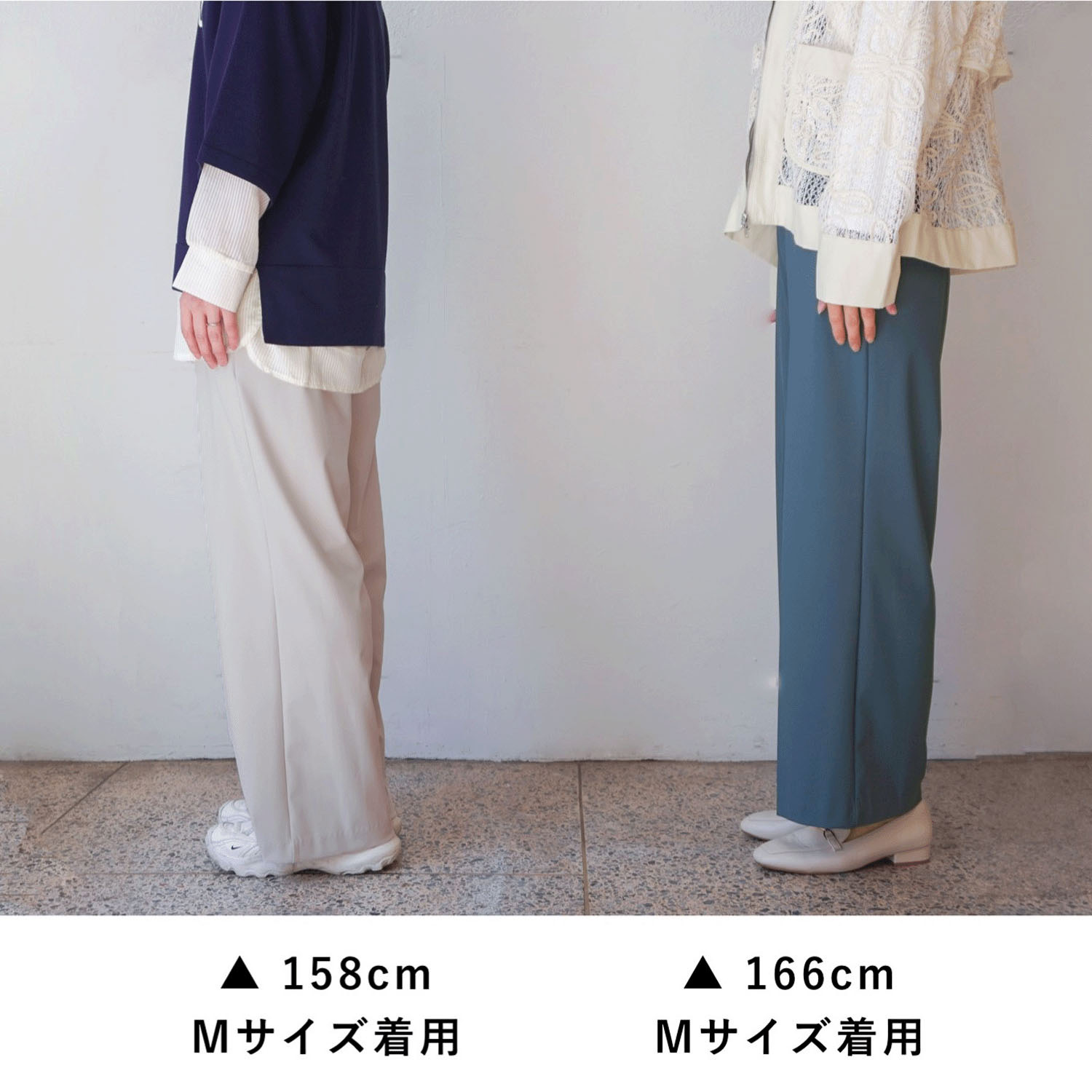 ピタッツ クールセンサー撥水ワイドパンツ - 画像3