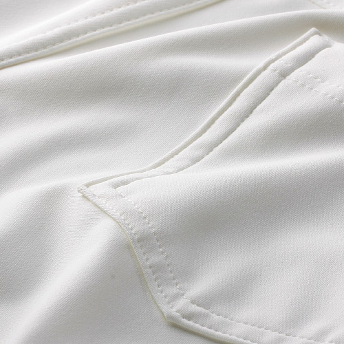 ピタッツ バックポケット付スティックパンツ 白 - 画像3