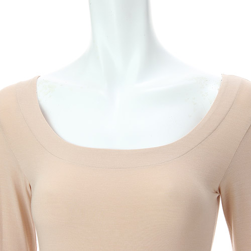 とろ～り極上インナー ラウンドネック8分袖 LL ジョワイユ - 画像6