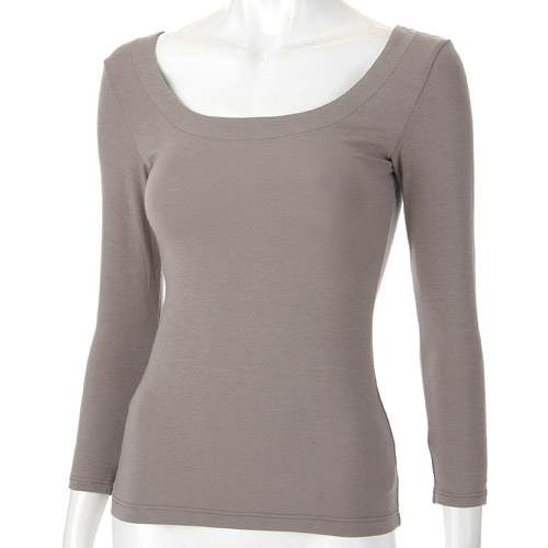 とろ～り極上インナー ラウンドネック8分袖 LL ジョワイユ - 画像8