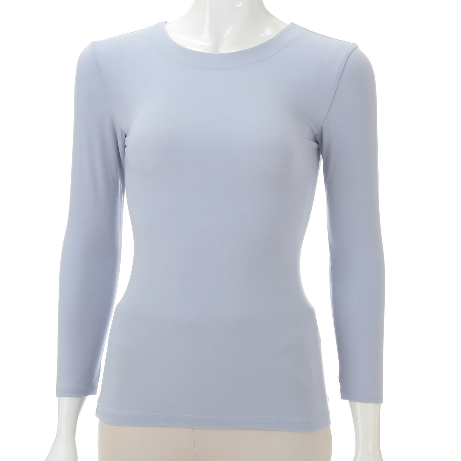 とろ～り極上インナー 衿狭め8分袖 LL ジョワイユ - 画像1