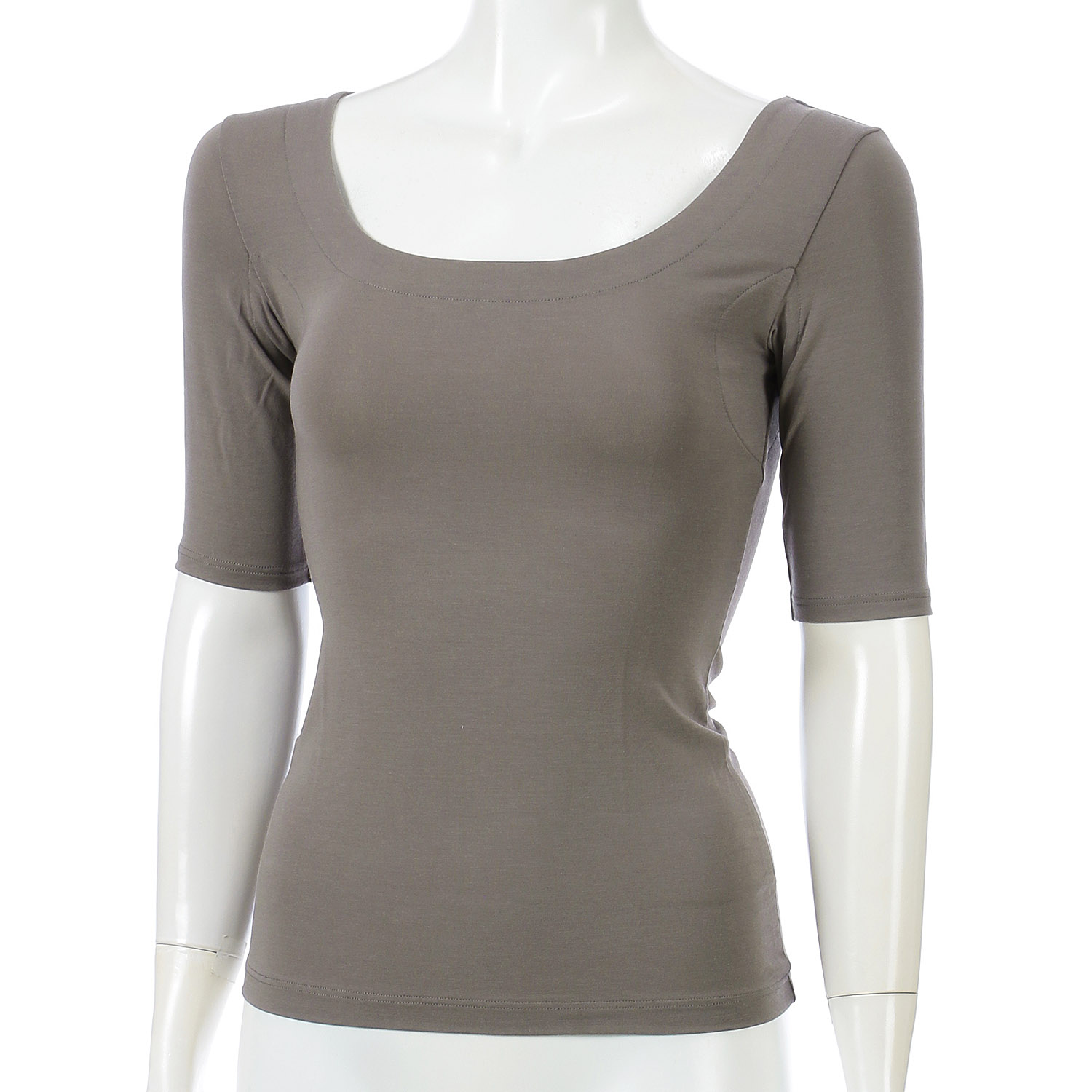 とろ～り極上インナー 汗取り付5分袖 M／L ジョワイユ - 画像2