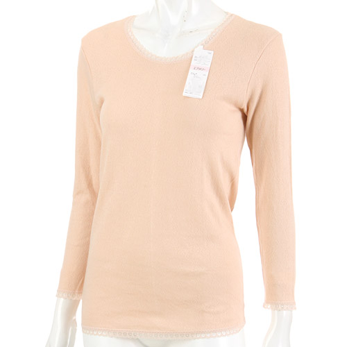 エアメリー 裏起毛8分袖インナー LL - 画像1