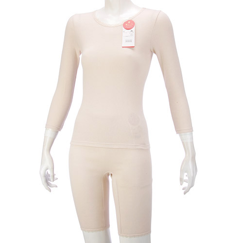 綿エイトロック8分袖 M／L - 画像7