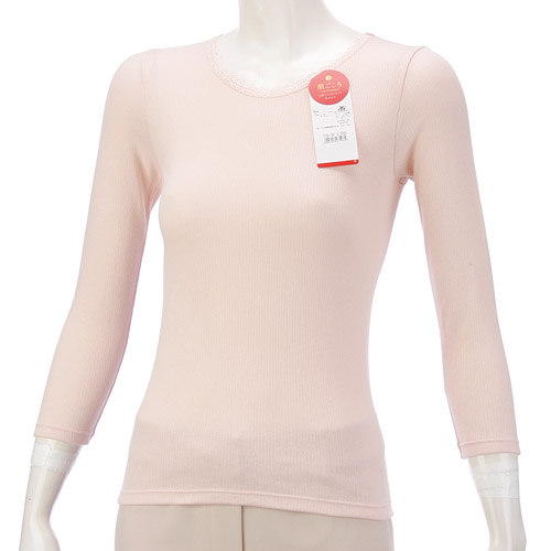 綿エイトロック8分袖 M／L - 画像9