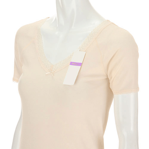 【26SS予約受付】アサメリー 細巾エステル 3分袖 インナー LL - 画像4