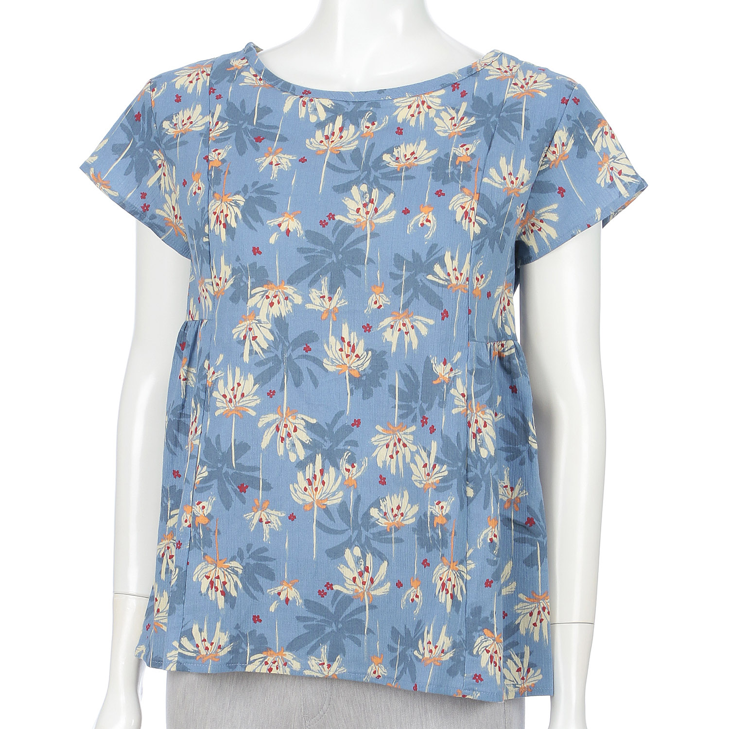 Rela＊roomカップ付きサイドギャザートップス - 画像4