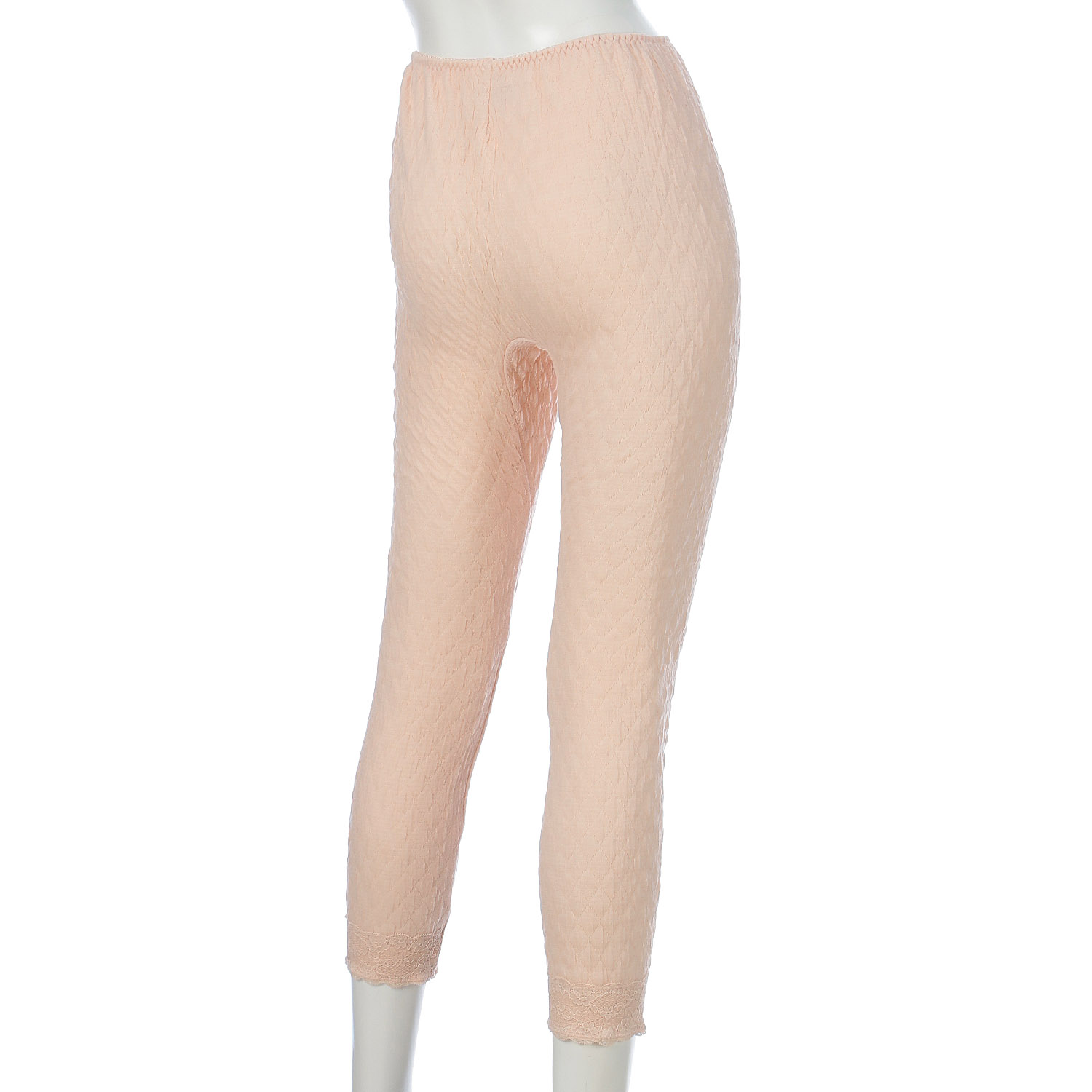 暖 ウェーブキルト9分丈ボトム - 画像2