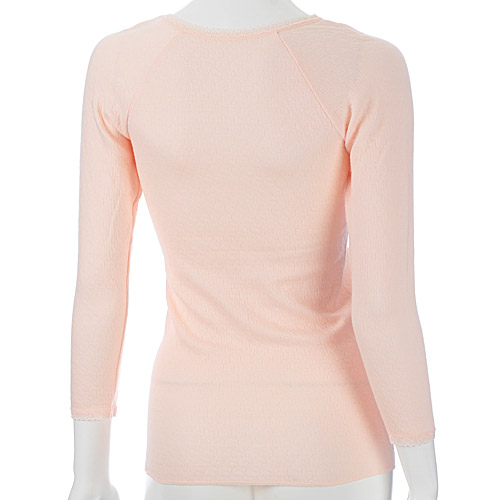 風のシンフォニー ウェーブキルト8分袖インナー M／L - 画像2