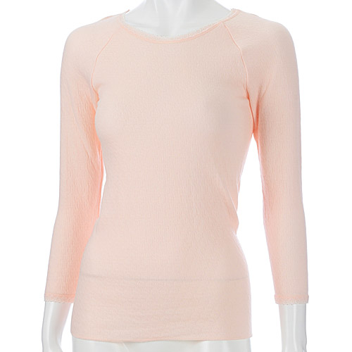 風のシンフォニー ウェーブキルト8分袖インナー M／L