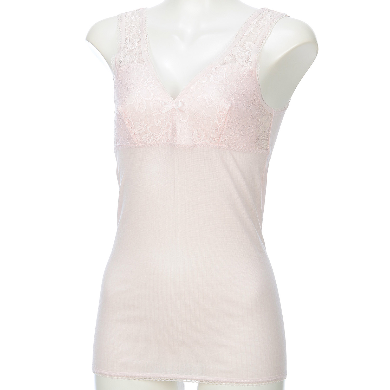 ラン型ブラキャミ（胸レース）LL - 画像2