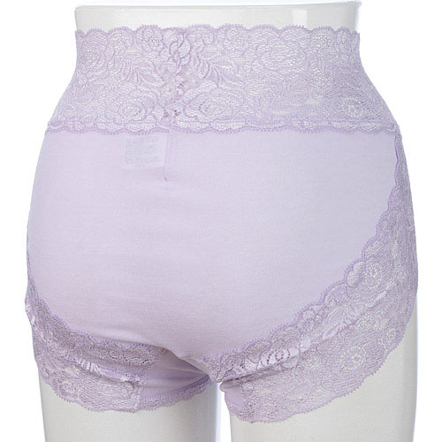 【在庫限り】薔薇レースショーツ ラベンダーM - 画像2