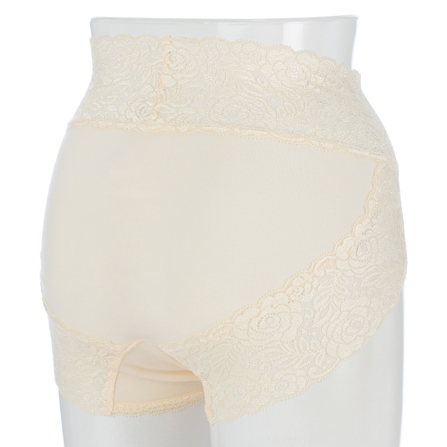 【予約可能品】薔薇レースショーツ シャンパンL - 画像2