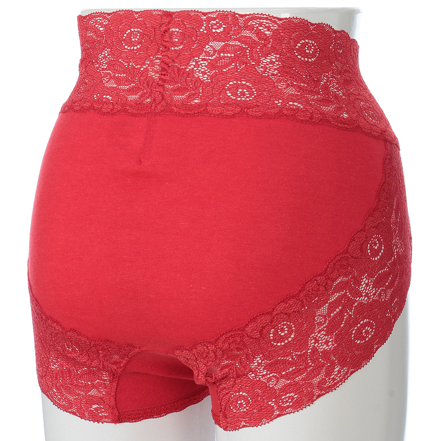 【新品番】薔薇レースショーツ 赤LL - 画像2