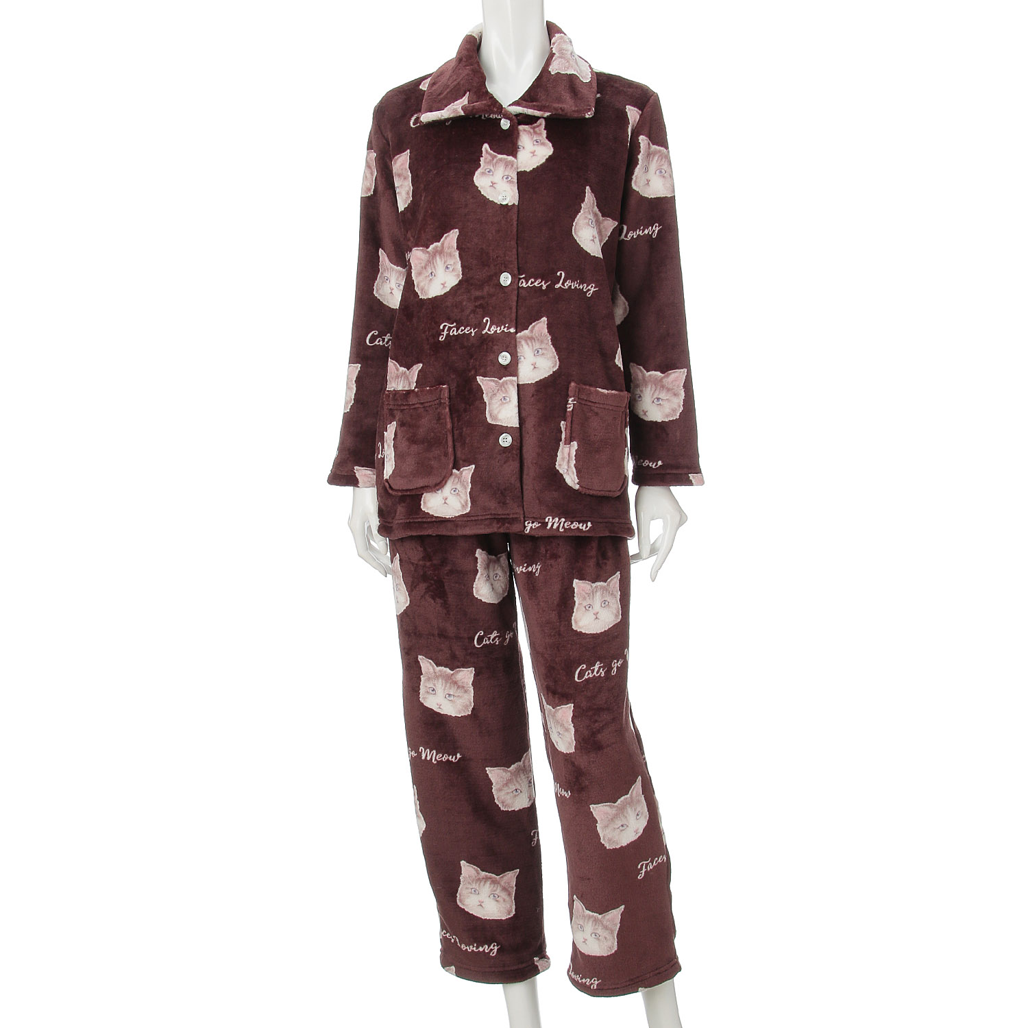 CandyCloset フランネルフリース ラガマフィン シャツパジャマ - 画像2