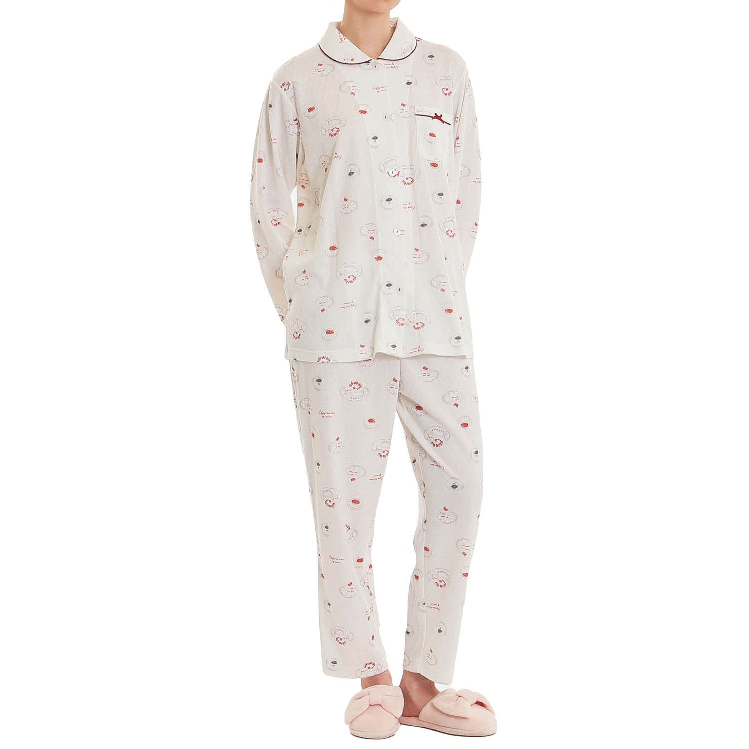 Narue 接結ケーキシャツパジマ - 画像3