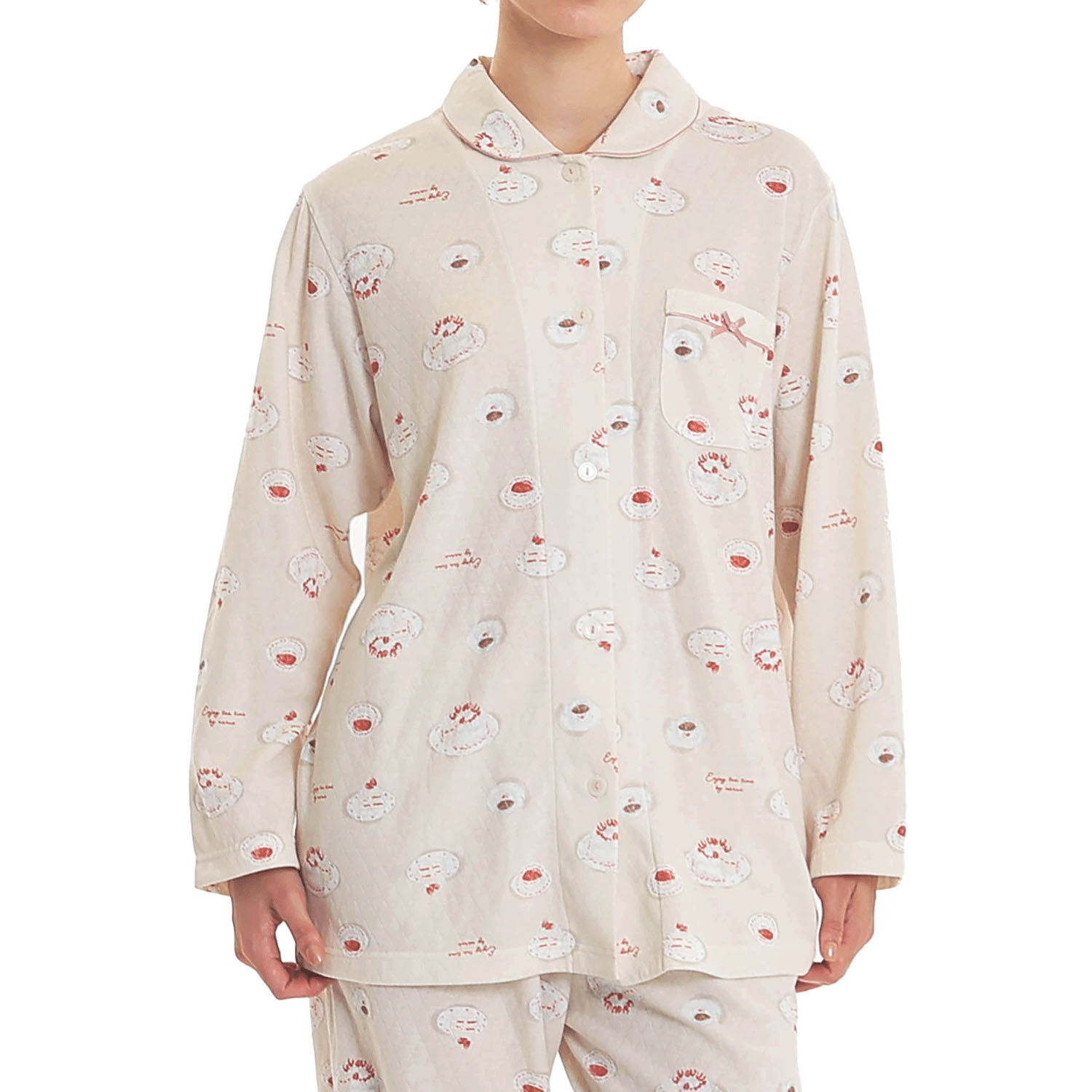 Narue 接結ケーキシャツパジマ - 画像7