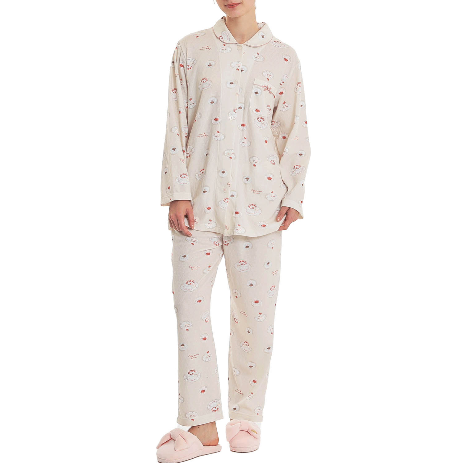 Narue 接結ケーキシャツパジマ - 画像8