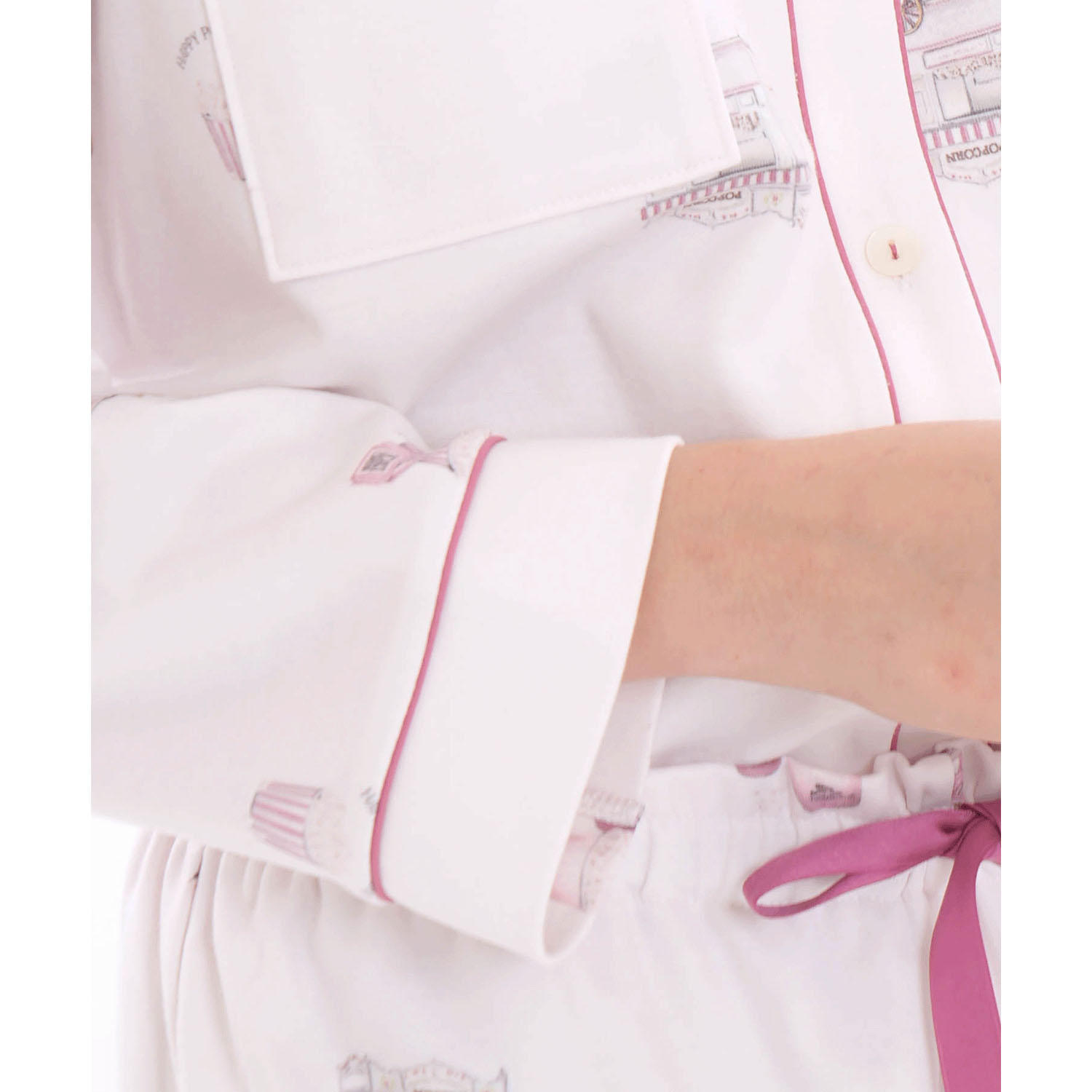 Nerue エアーニットハッピーポップコーン テーラードパジャマ - 画像13