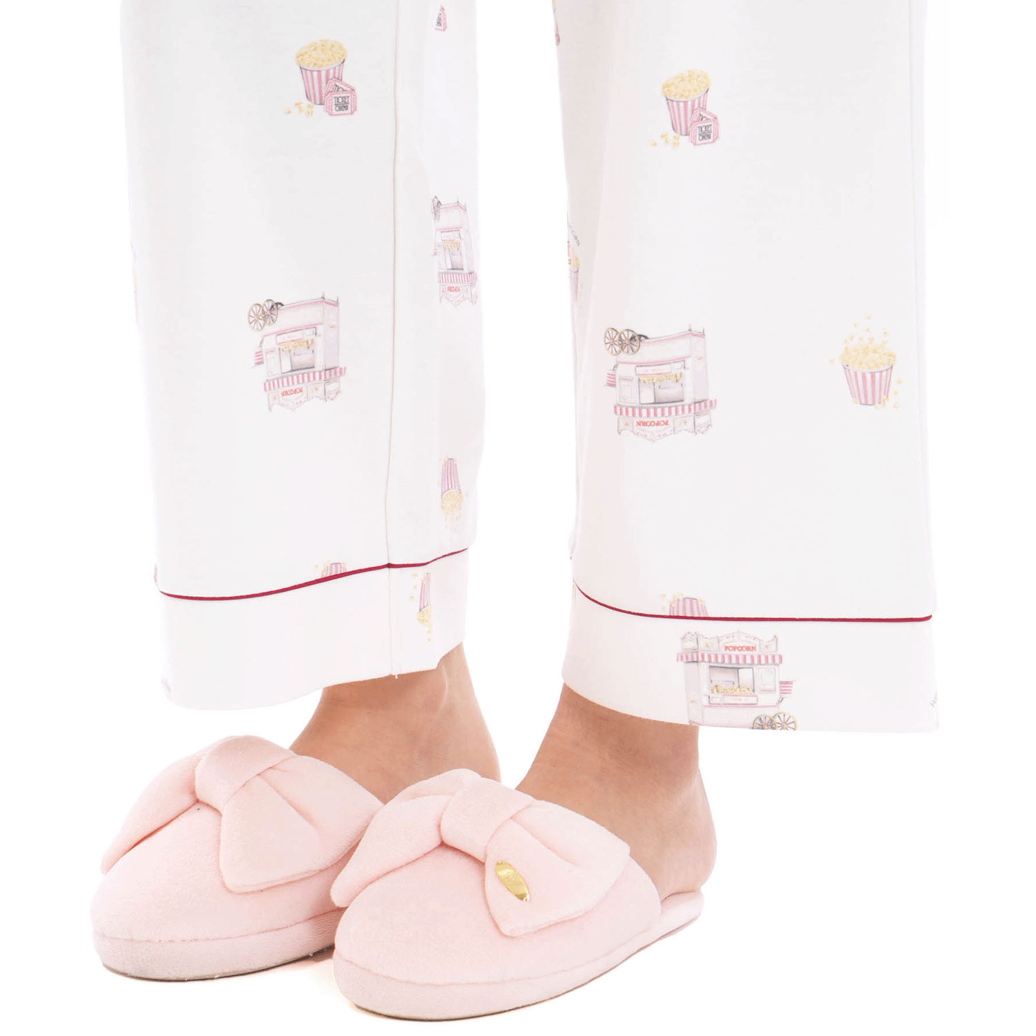 Nerue エアーニットハッピーポップコーン テーラードパジャマ - 画像7