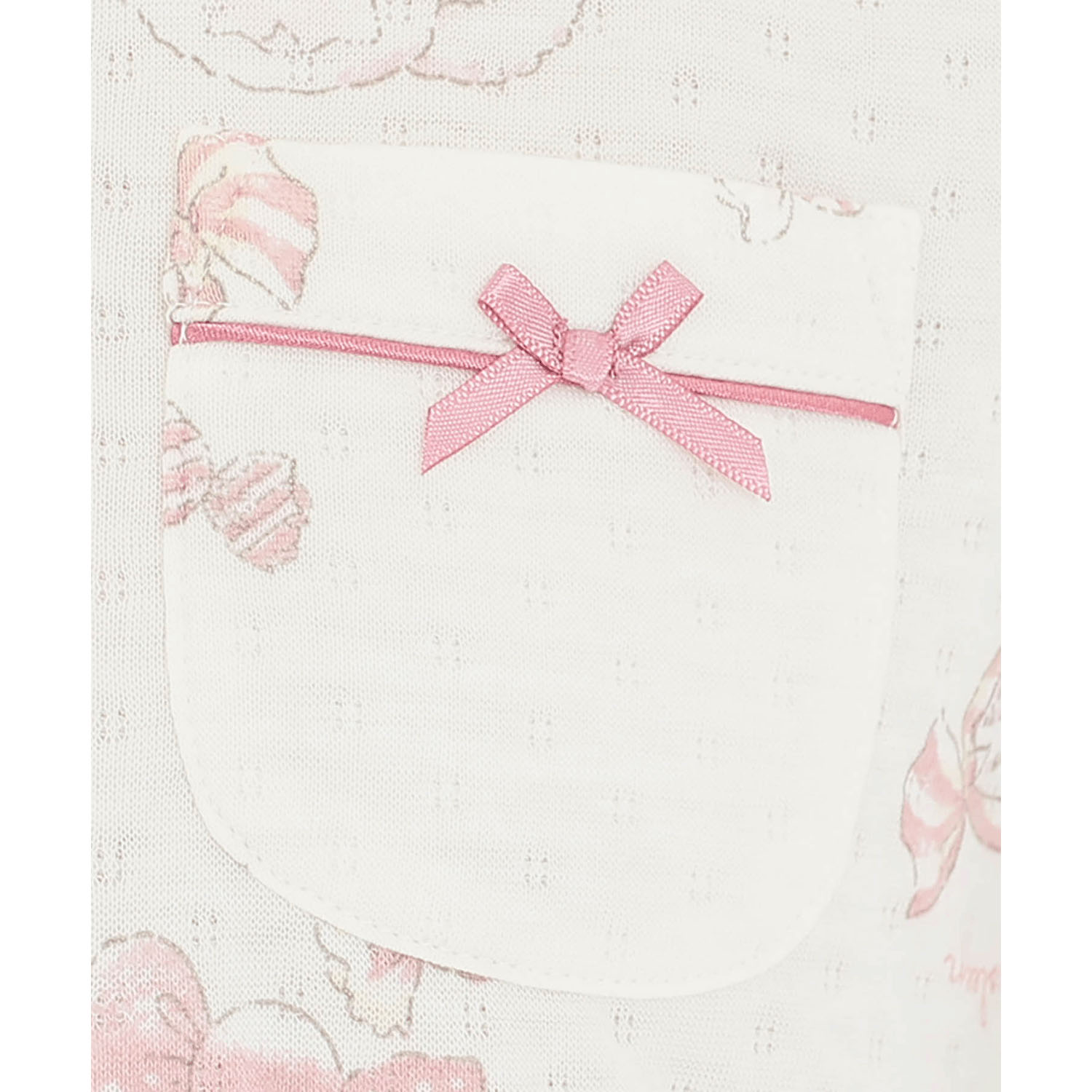 Narue 接結（綿入り）ボンボンキャットシャツパジャマ - 画像5