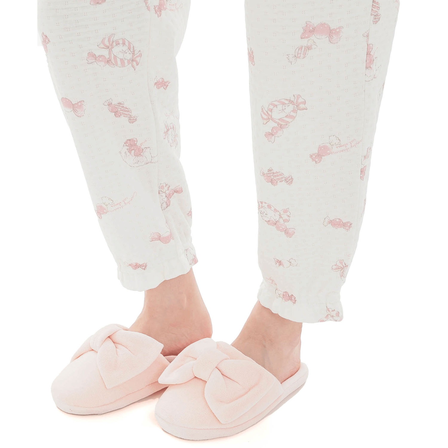 Narue 接結（綿入り）ボンボンキャットシャツパジャマ - 画像7