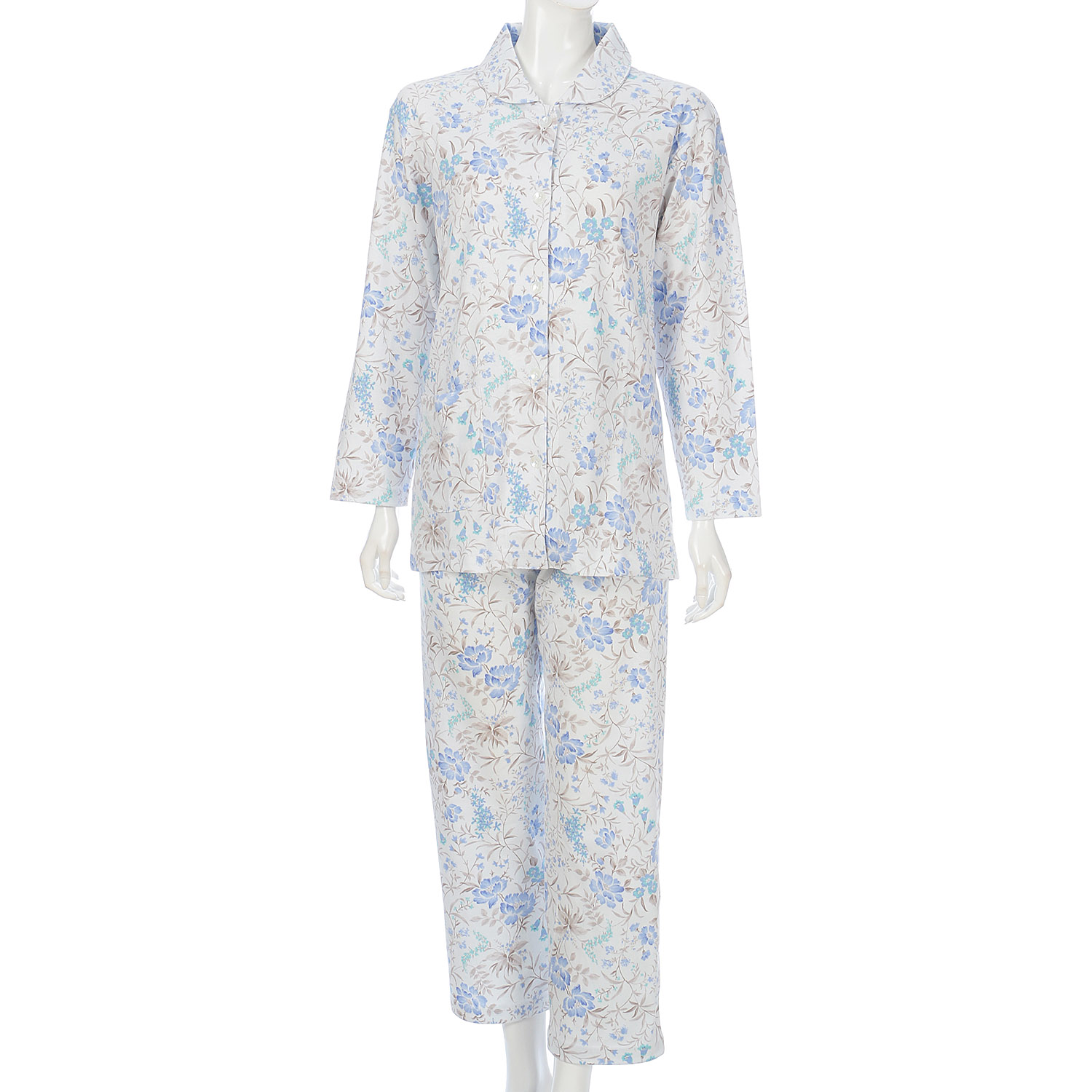 婦人綿100％スムースパジャマLL 日本製 - 画像2