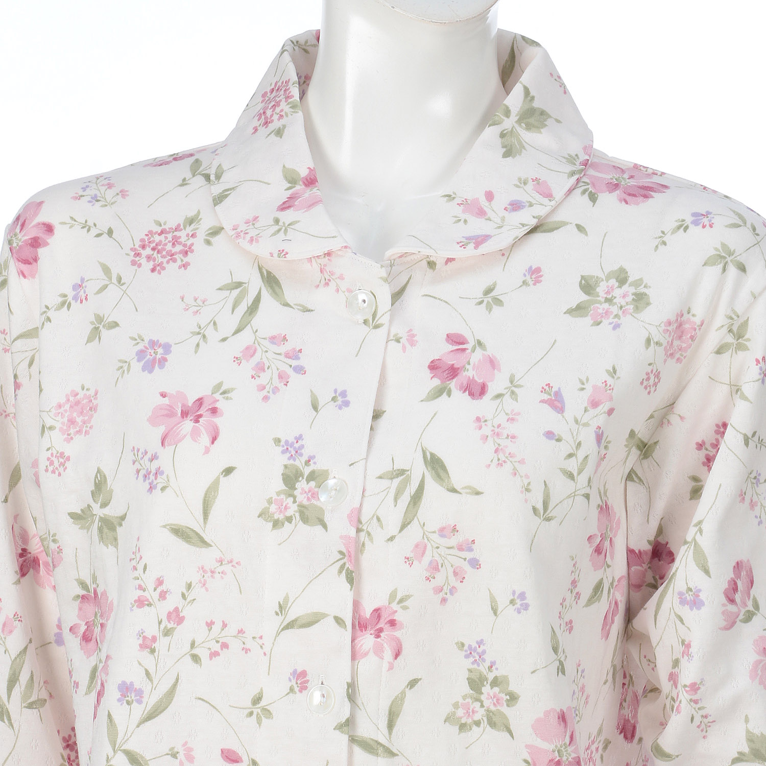 婦人 接結ニットパジャマ M・L - 画像3