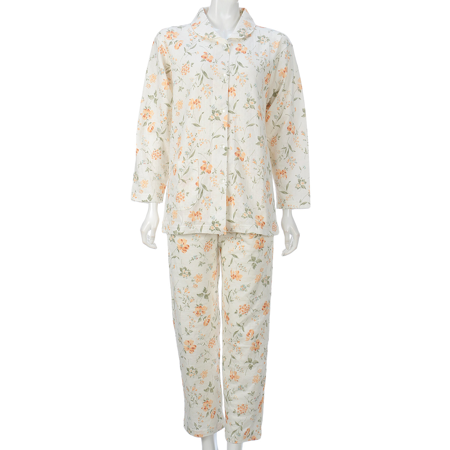 婦人 接結ニットパジャマ M・L - 画像5