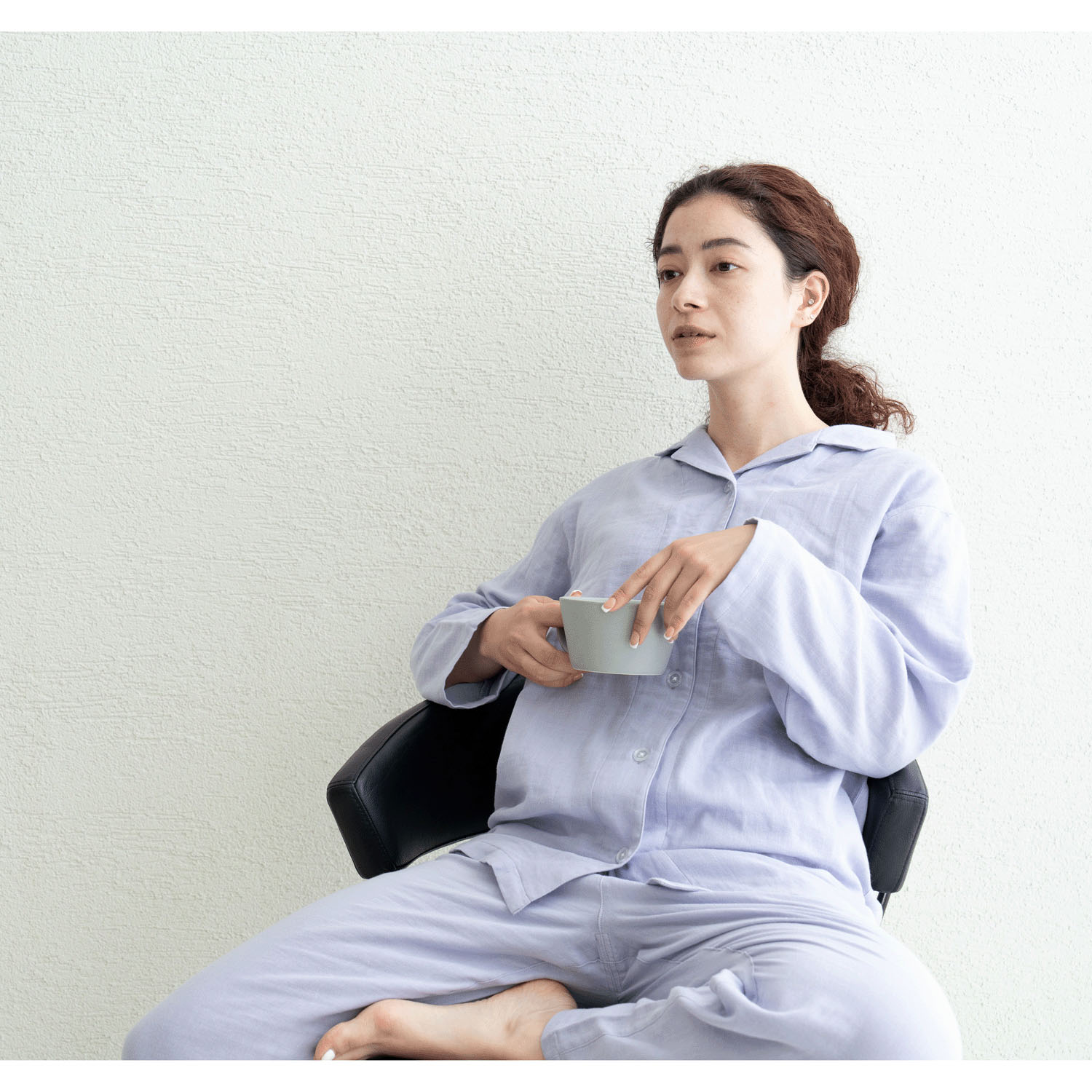 着る保湿クリーム 前開きテーラースリーピングウェア - 画像12