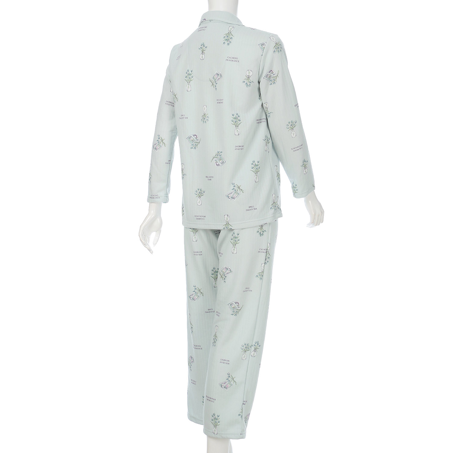 Candy Closet 婦人 ストライプキルト ドッグクッキープリント パジャマ - 画像4