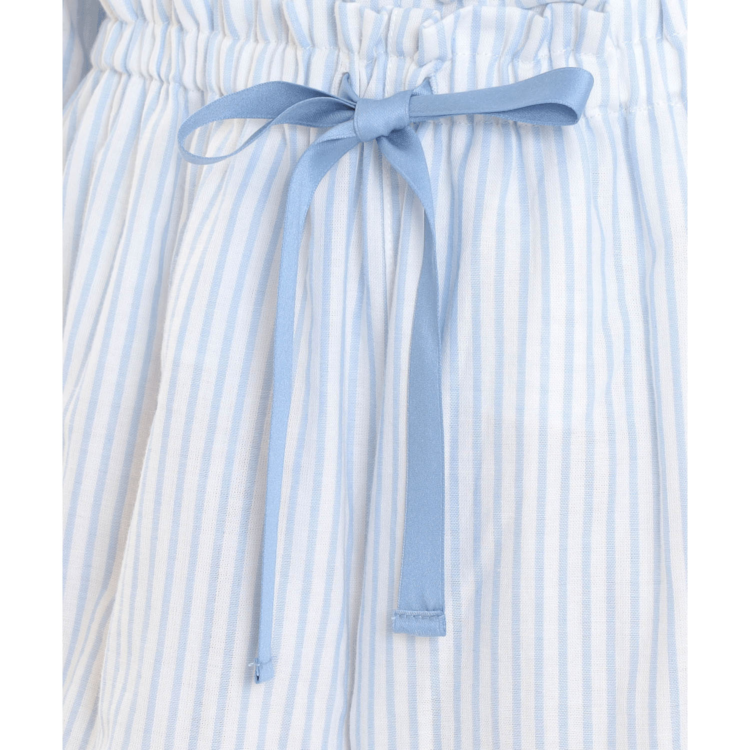 Narue コットンダブルガーゼストライプフリルパジャマ - 画像14