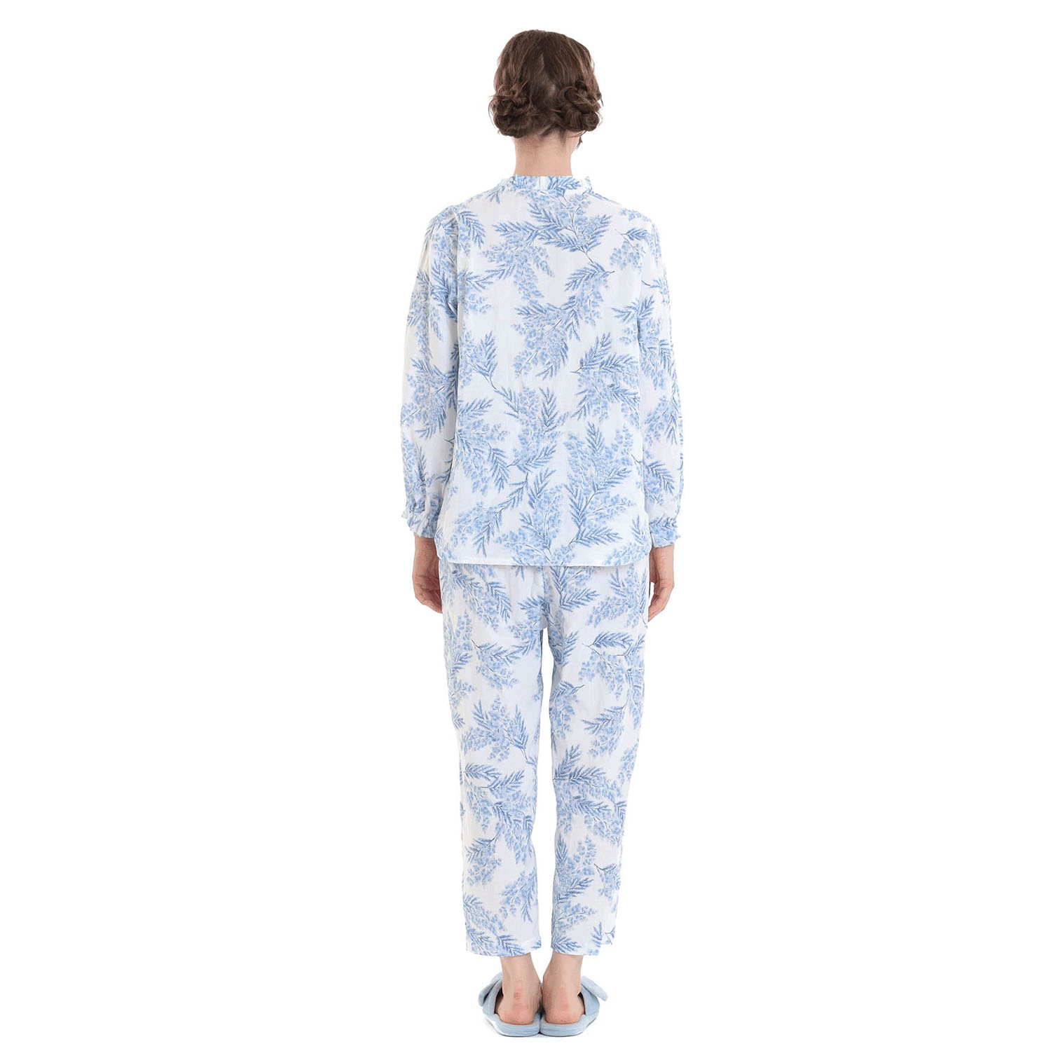 Narue 50／ダブルガーゼミモザフリルパジャマ - 画像14