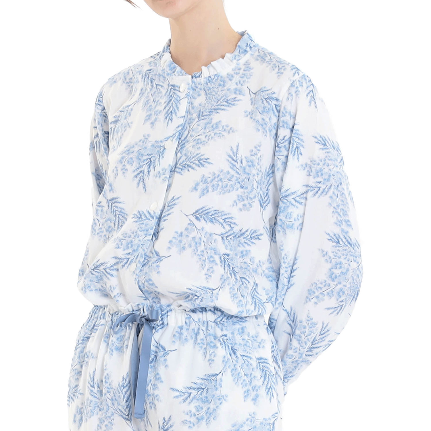 Narue 50／ダブルガーゼミモザフリルパジャマ - 画像8