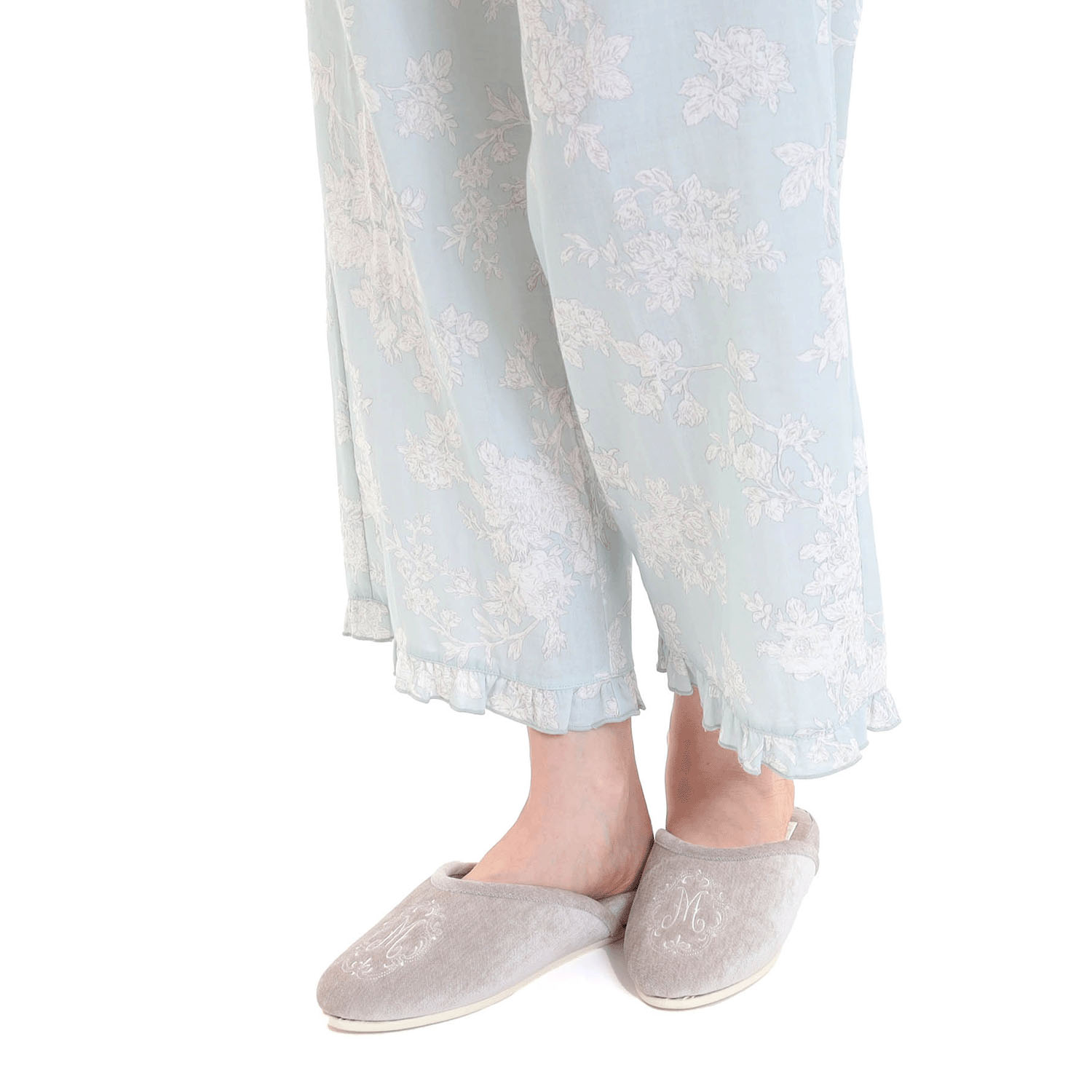 Narue 50／ダブルガーゼローズミュールフリルパジャマ - 画像23