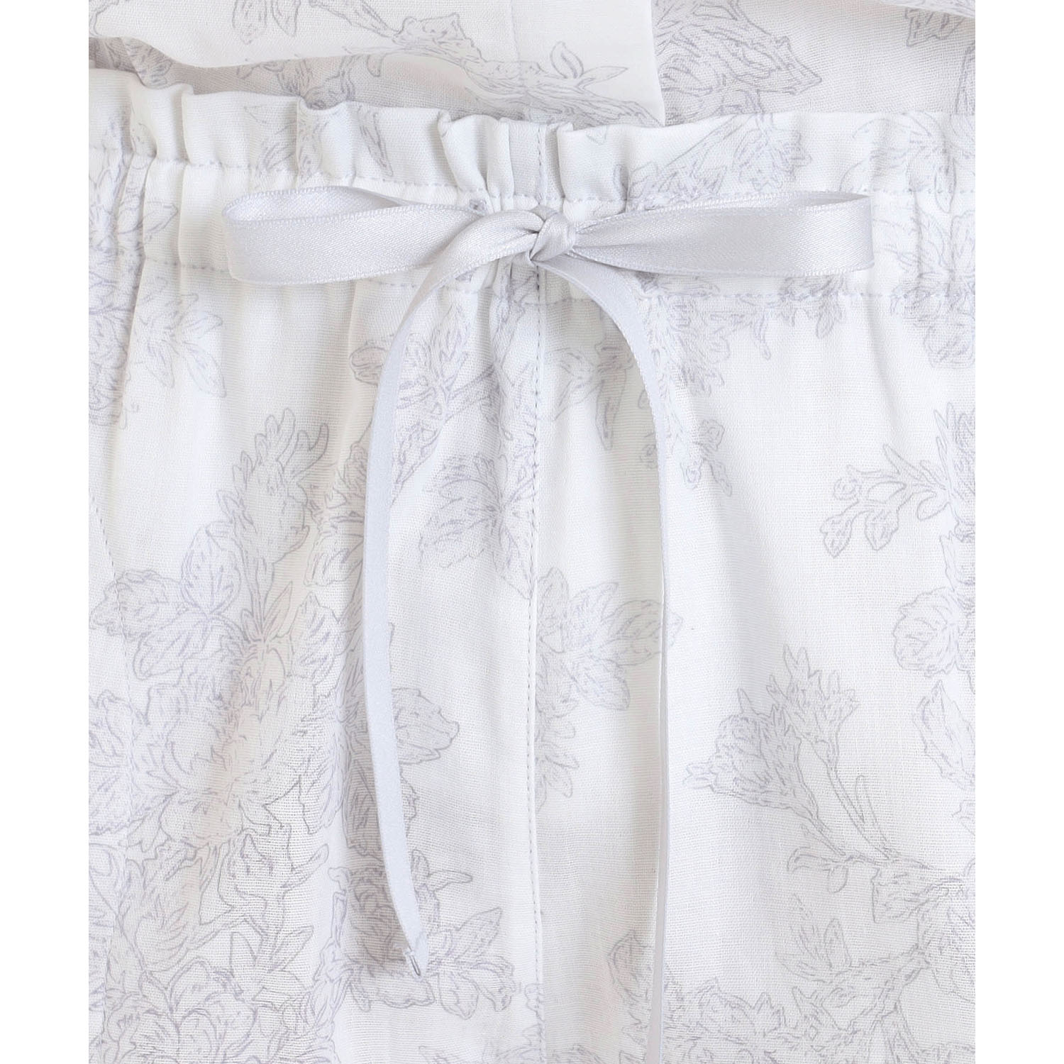 Narue 50／ダブルガーゼローズミュールフリルパジャマ - 画像6