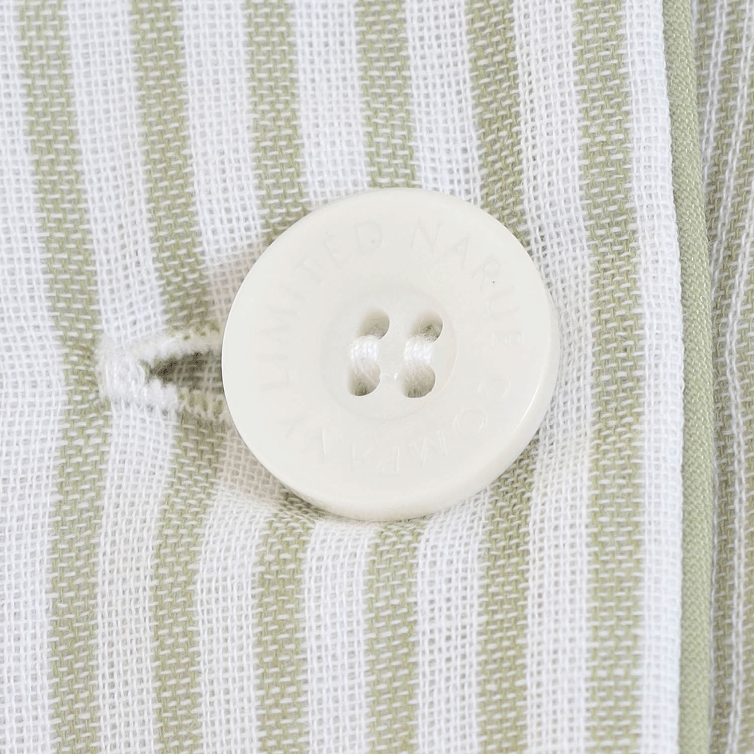 Narue コットンダブルガーゼストライプテーラードパジャマ - 画像14