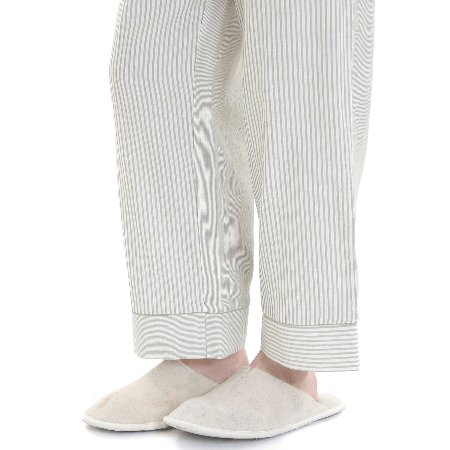 Narue コットンダブルガーゼストライプテーラードパジャマ - 画像16