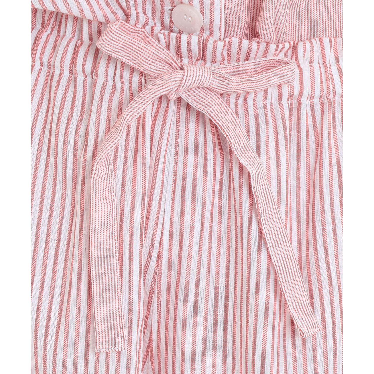 Narue コットンダブルガーゼストライプテーラードパジャマ - 画像6