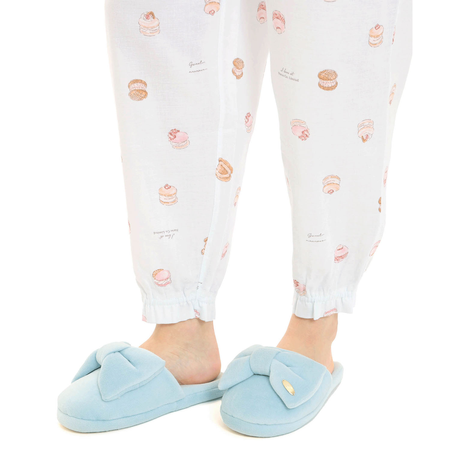 Narue ダブルガーゼマカロンシャツパジャマ - 画像20