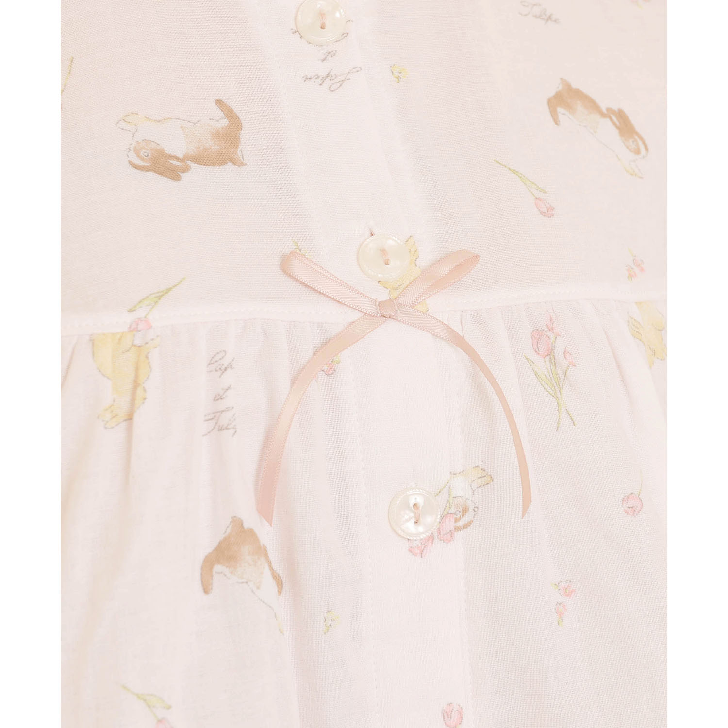 Narue ダブルガーゼプティラパンフリルパジャマ - 画像13