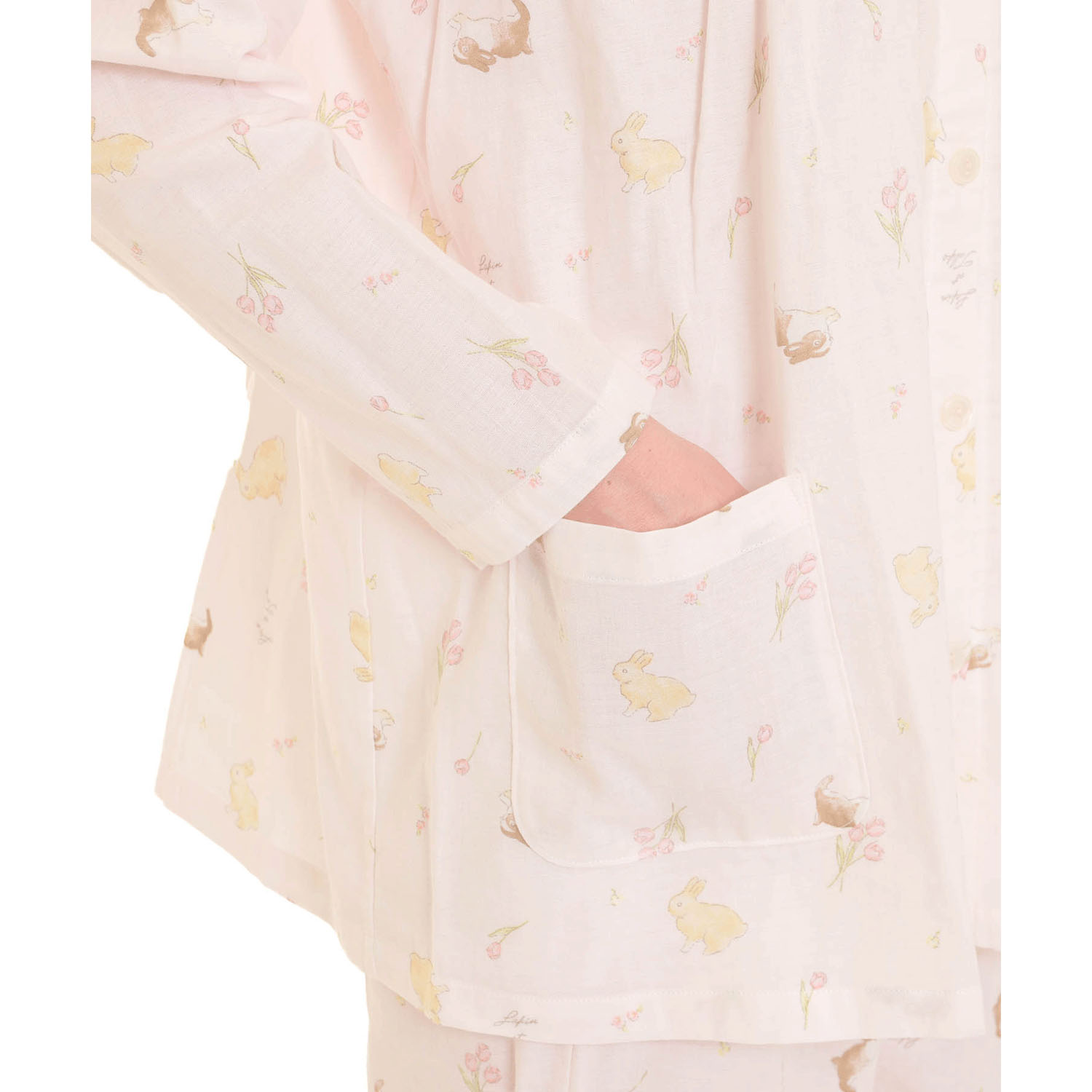 Narue ダブルガーゼプティラパンフリルパジャマ - 画像14