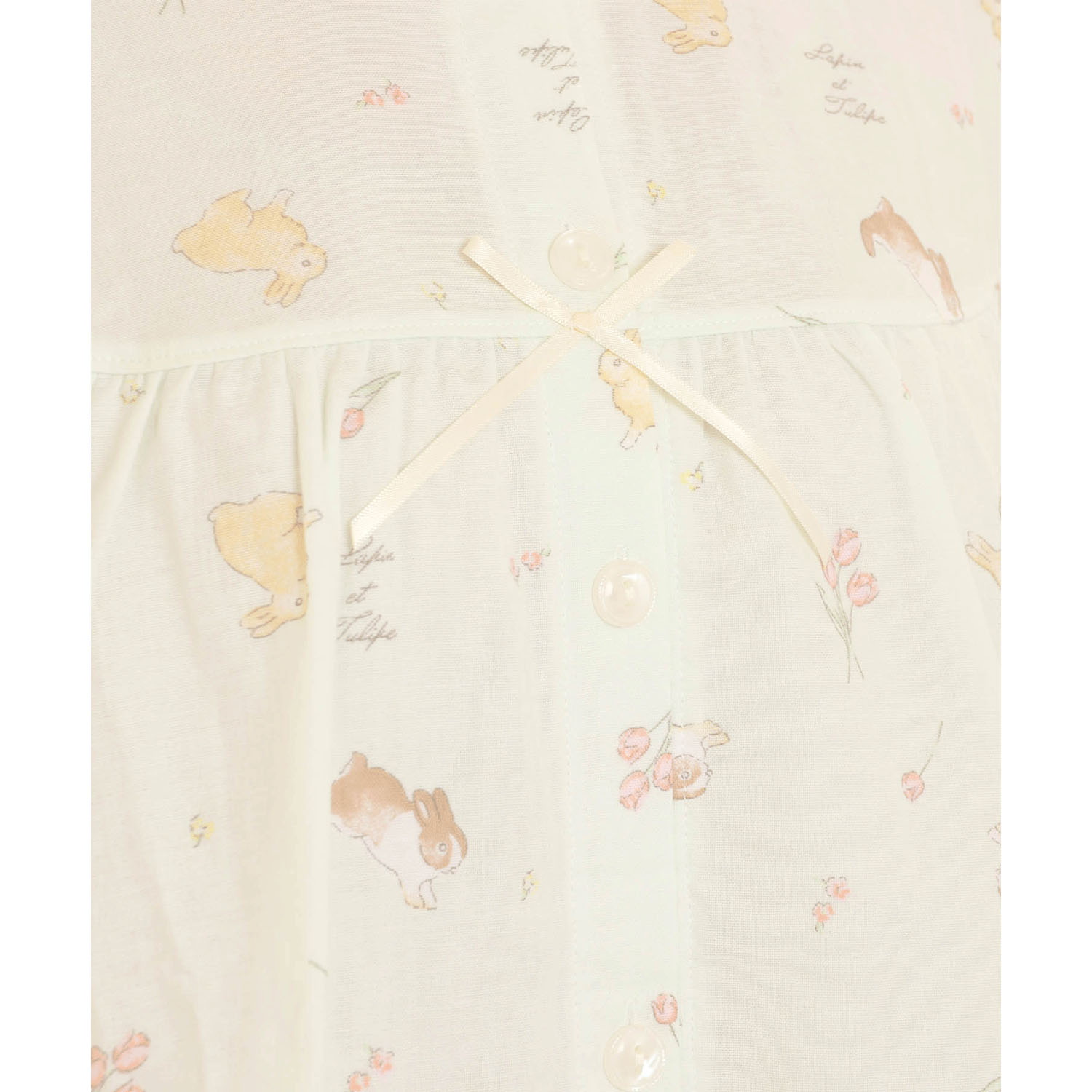 Narue ダブルガーゼプティラパンフリルパジャマ - 画像20