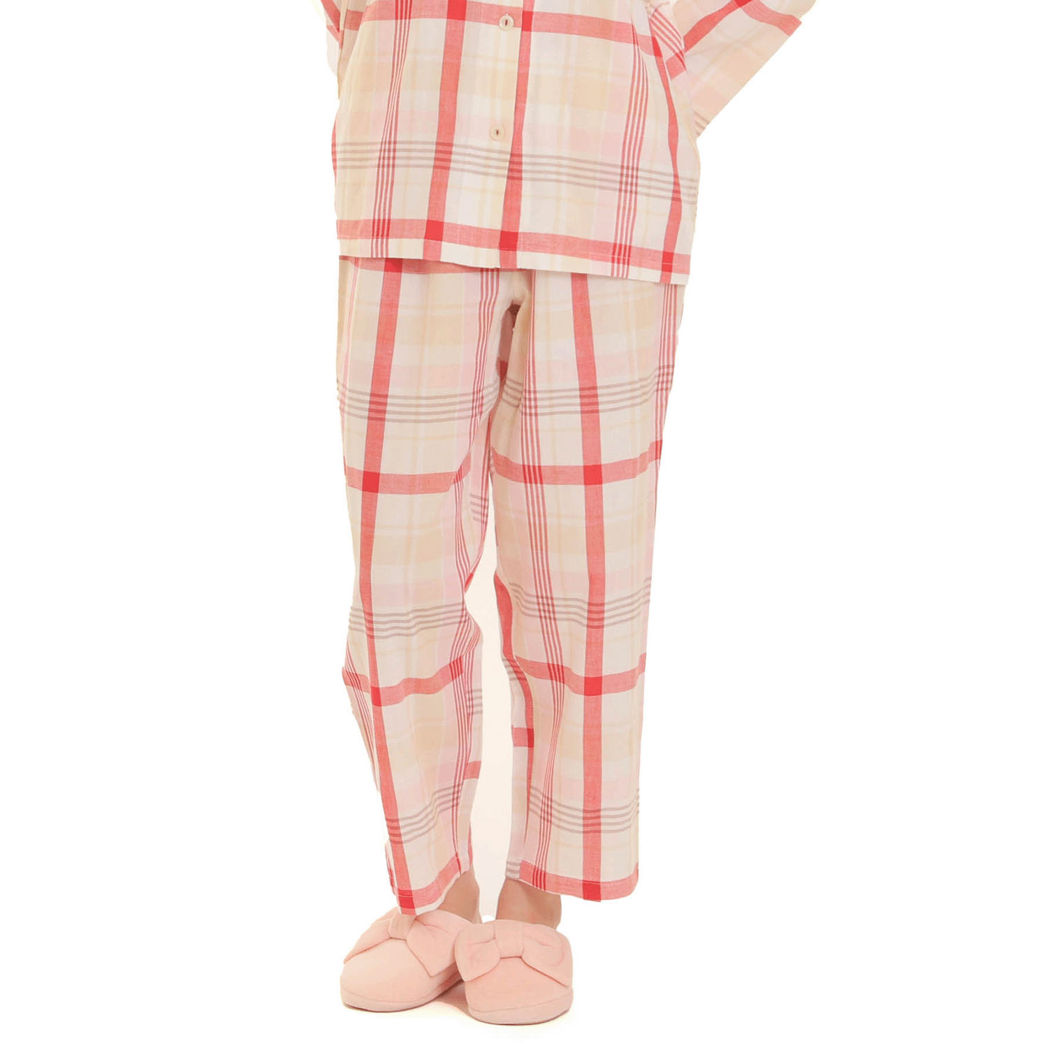 Narue ダブルガーゼマドラスチェックシャツパジャマ - 画像13