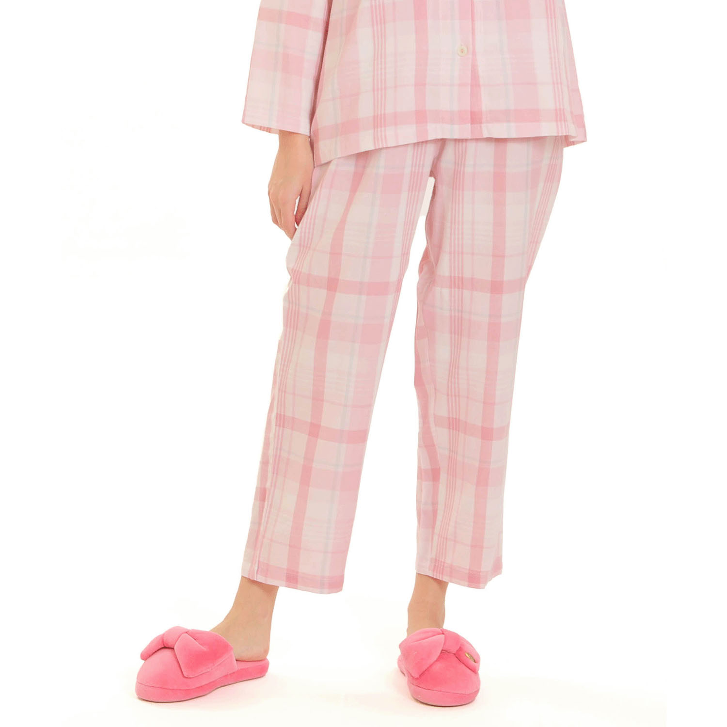 Narue ダブルガーゼマドラスチェックシャツパジャマ - 画像6