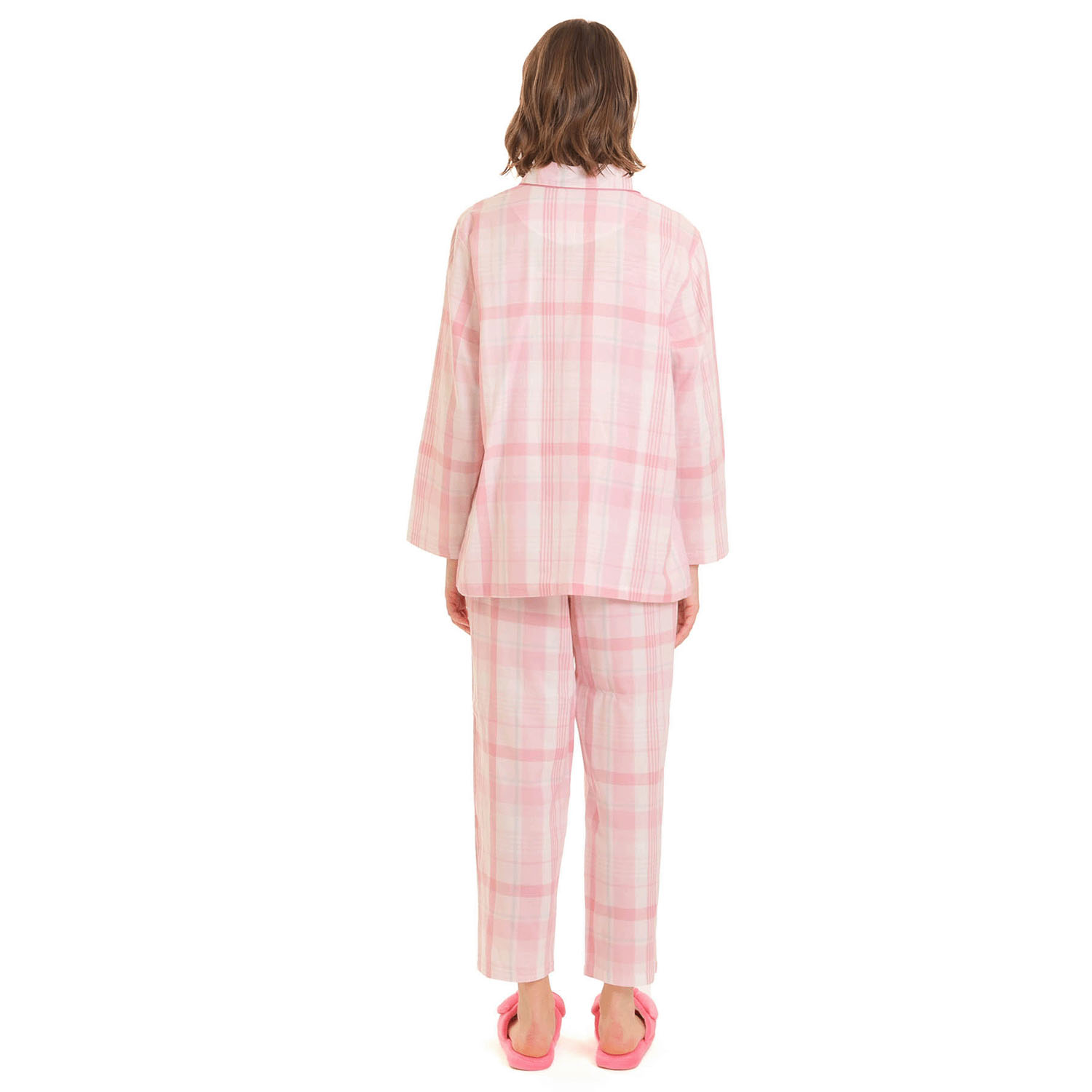 Narue ダブルガーゼマドラスチェックシャツパジャマ - 画像7