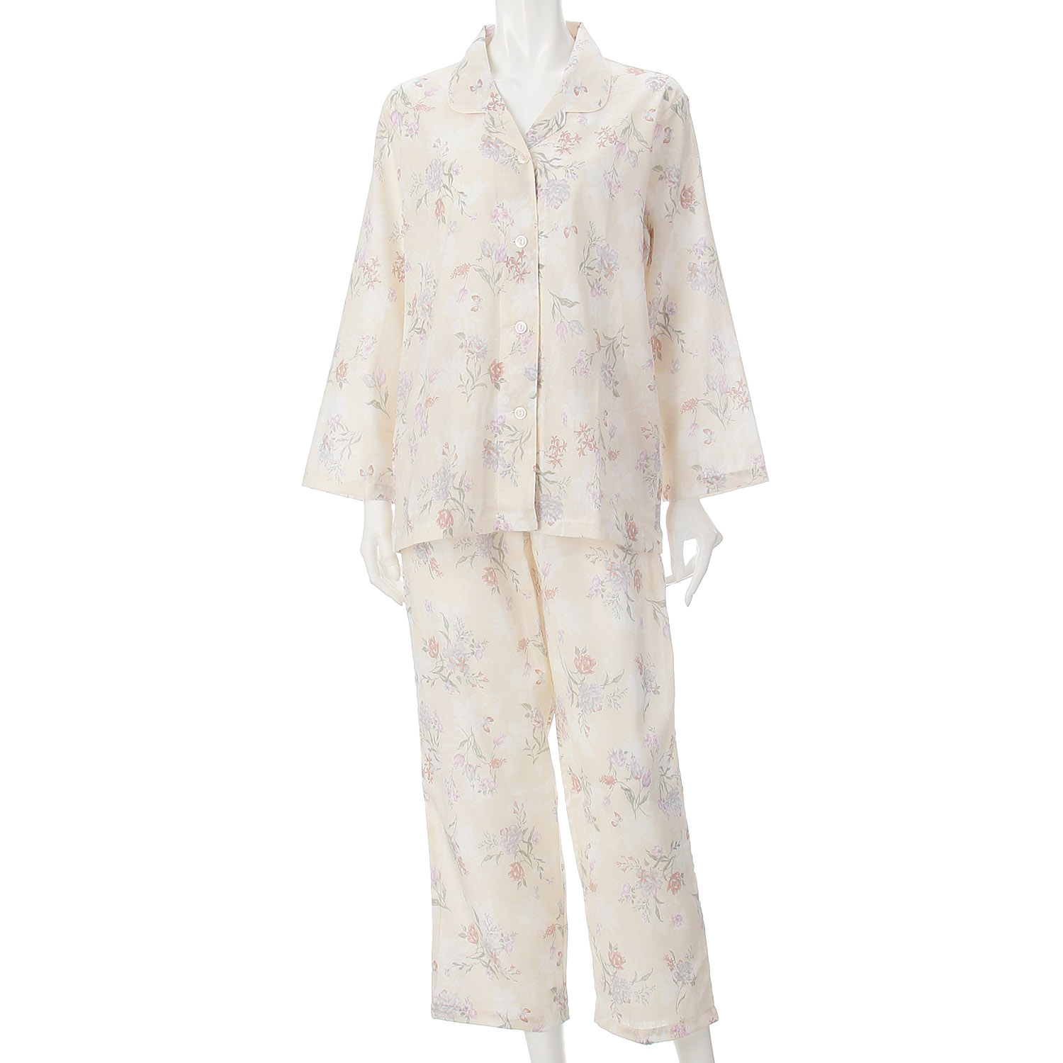 GUNZE COOL PLUS 背中メッシュ 長袖長パンツパジャマ - 画像5