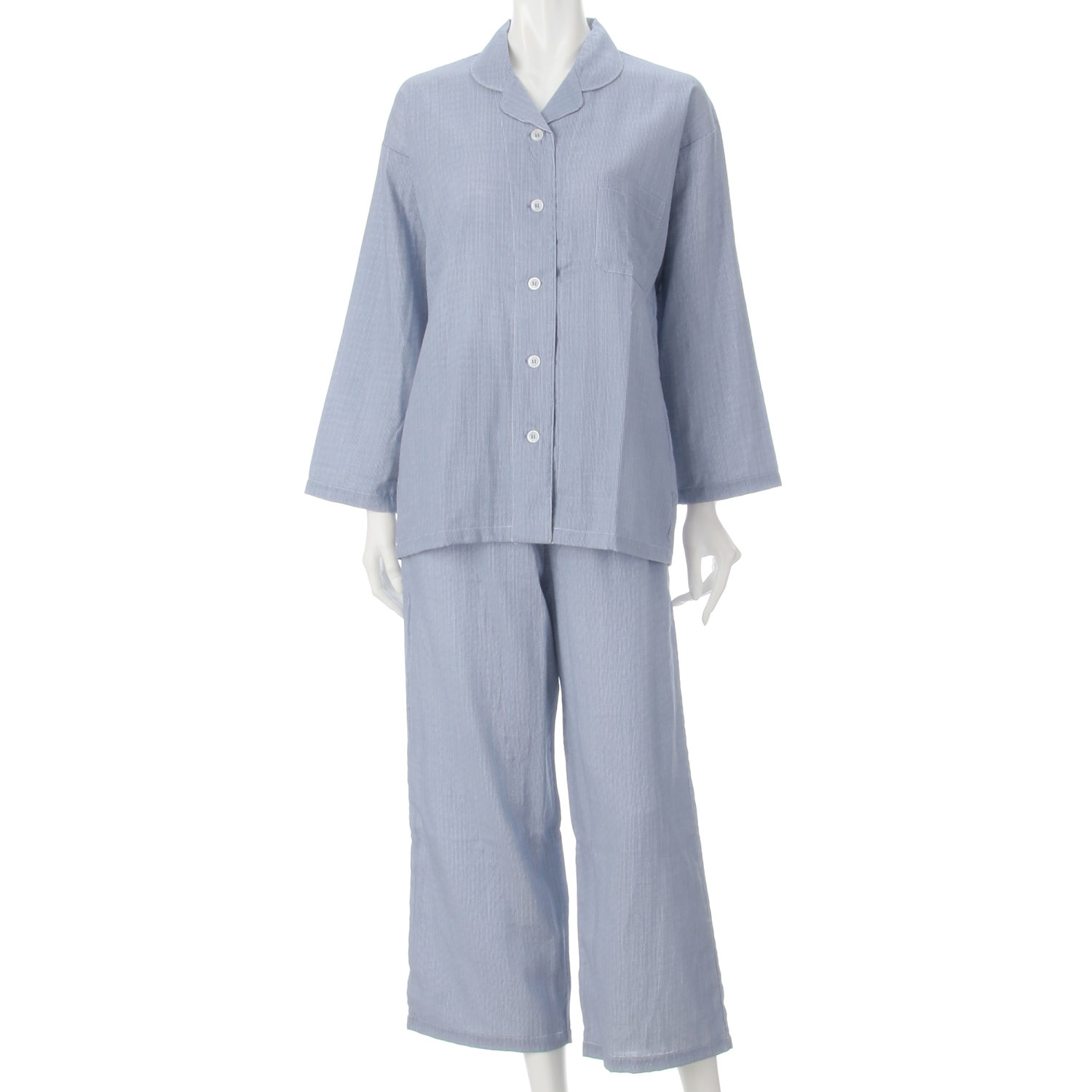 GUNZE アセドロン 改質レーヨン 婦人 長袖長パンツパジャマ - 画像5