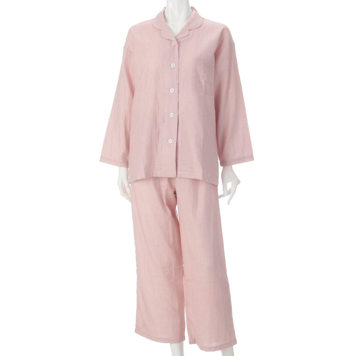 GUNZE アセドロン 改質レーヨン 婦人 長袖長パンツパジャマ - 画像1